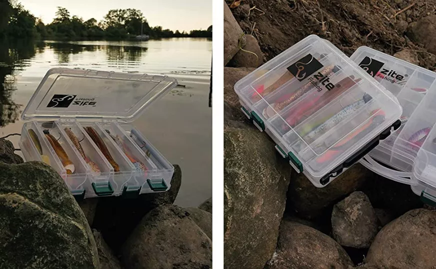 Zite Fishing Kunstköderbox Angelbox Medium mit Handgriff 27x18x4,5cm