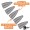 Zite Fishing Bullet Blei Angelgewichte 5g 5 tlg. ideal für Barsch & Zander_auswahl5
