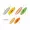 Zite Fishing Inline Spoon Set Durchlaufblinker Metallic & Neon_auswahl3