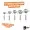 Screw-In-Jigs 10g Jigköpfe Blei Gummiköder Angeln Raubfisch 5STK  _auswahl4