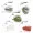 Spinnerbaits Set 7-17g 5 STK Spinnköder Hecht Zander Barsch Zite Fishing_auswahl1