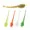 Zite Fishing Gummiwürmer mit Tungstenhaken(Rund) + 10ml Dosierflasche(Knoblauch)_auswahl4
