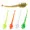 Gummiwürmer Set Forellenköder 75 Stück + 9 Tungsten Jighaken Zite Fishing_auswahl2