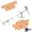 Zite Fishing Variables Hechtsystem S 9cm Natur 5-20g - ideal für Gummiköder 15-20 cm_auswahl2
