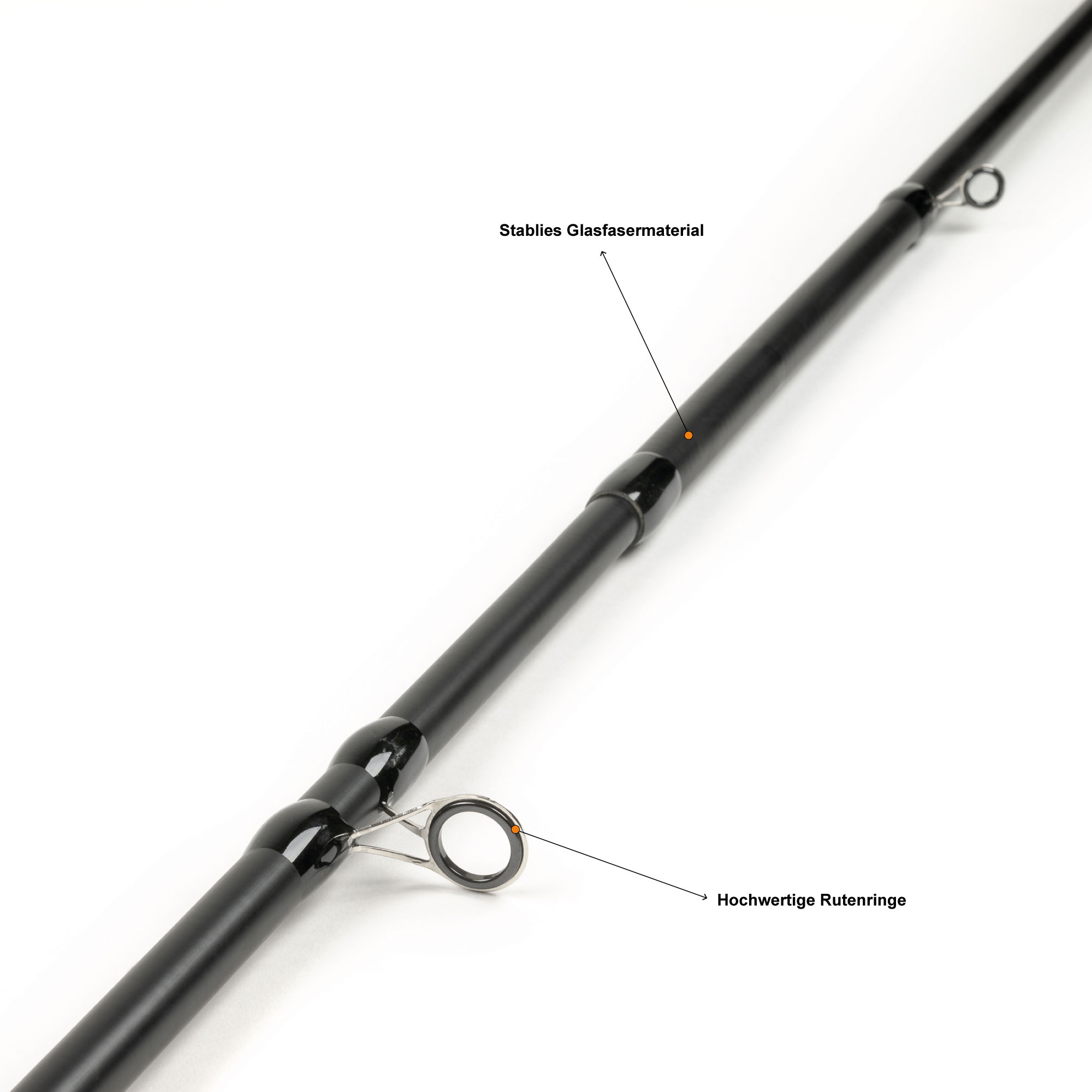 Zite Fishing Angelset Feeder-Angeln | 2 Feederruten 3,60m mit 3