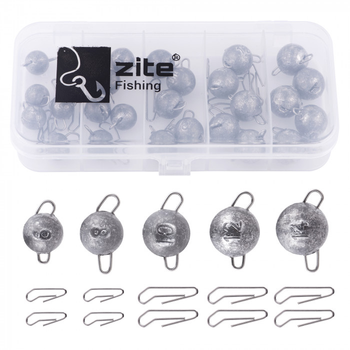 Cheburashka Cheburaschka Bottom Jig Wechselblei Set 30 Stück 6-14g Zite Fishing