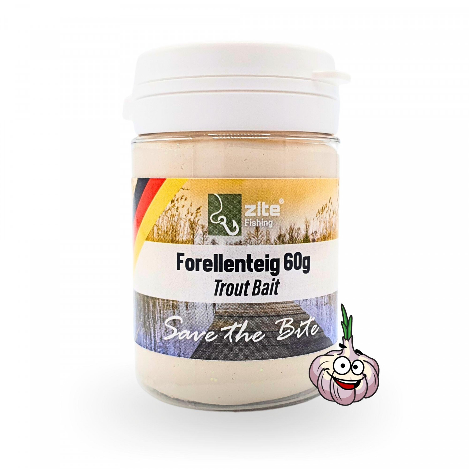 Forellenteig Forellenpaste Knoblauch Aroma 60g Schwimmend Auswahl Zite Fishing