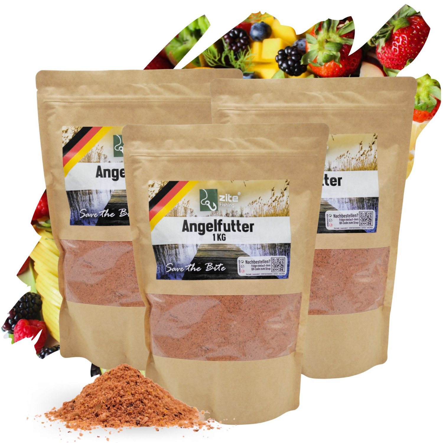 Grundfutter Karpfen Angeln 3kg 7 Futter Aromen Auswahl Angelfutter Zite Fishing - Bild 13 von 15