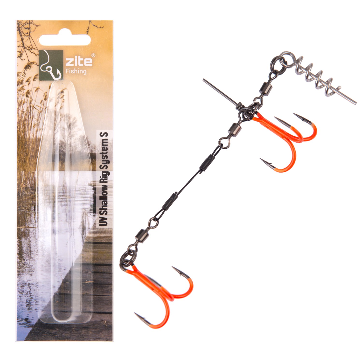 Shallow Rig System S 9cm, L 13cm UV Aktiv Gummiköder Angeln Hecht Zite Fishing - Bild 9 von 10
