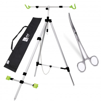 Zite Fishing Brandungsdreibein + Hakenlöser Zange Gebogen 18cm