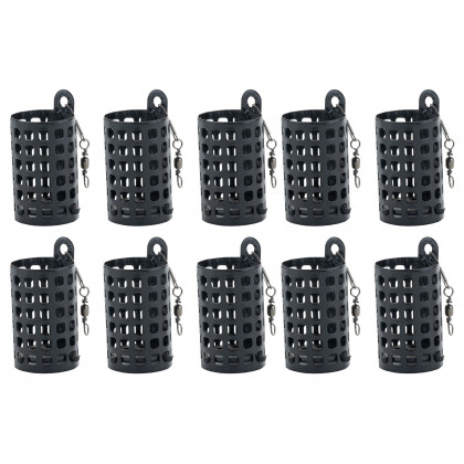 10 STK Feederkorb Futterkörbe Set Bleifrei 10 g Zite Fishing