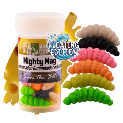 Mighty Mag Allround Mix Floating Edition Käse Aroma 2,8 cm Bienenmade 12 Stück