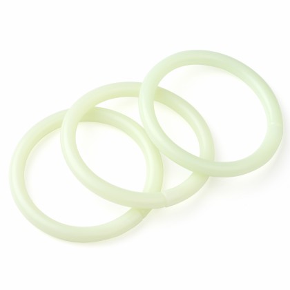 Fluo Ringbissanzeiger Set - 3 Stück Bissanzeiger Ringe - Einhänger Fluoreszierend
