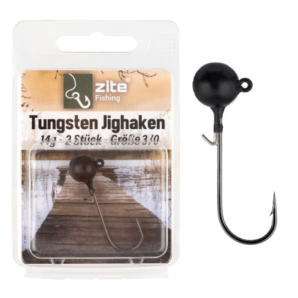 3/0 Tungsten Jighaken 14g 2 Stk. Zite Fishing