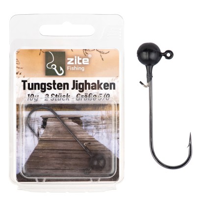 5/0 Tungsten Jighaken 10,6g 2tlg. Zite Fishing 