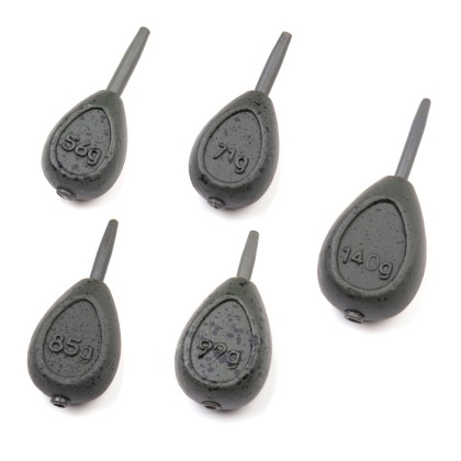 Zite Fishing Inline Karpfenblei 9tlg. 56-140g Durchlaufblei Grundangeln Karpfen-Angeln