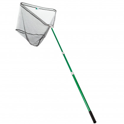 Teleskop Hammerkopf Kescher Gummiert Groß 3m 80x70cm Zite Fishing