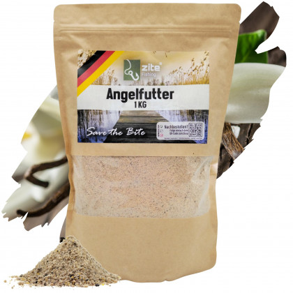 Vanille-Groundbait im 1kg Beutel von Zite Fishing