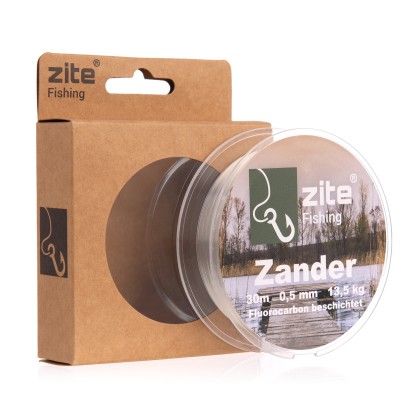 Zite Fishing Fluorocarbon Vorfach Schnur Zander 0.5mm 30m