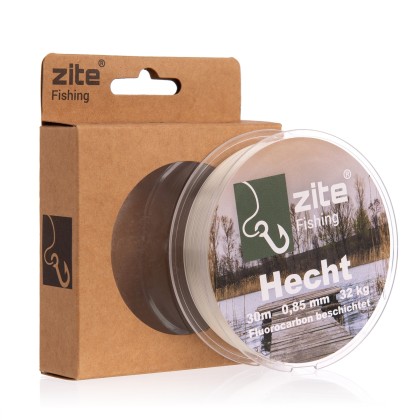 Zite Fishing Fluorocarbon Vorfach Schnur Hecht 0.85mm 30m
