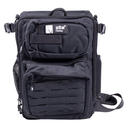 Zite Fishing Sling-Rucksack mit 2 Tackleboxen - 36 x 25 x 13 cm Angeltasche 