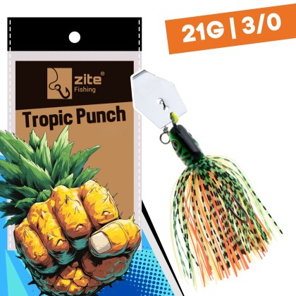  Inzite Blader Bladed Jig 21 g – Haken 3/0 – Tropic Punch – Starke Vibration & Trailerfähig