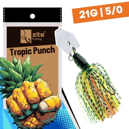 Inzite Blader Bladed Jig 21g – Haken 5/0 – Tropic Punch – Starke Vibration & Trailerfähig