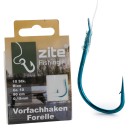 Vorfachhaken Forelle mit Monofiler Schnur Gr. 10 Set 10 Stück Zite Fishing