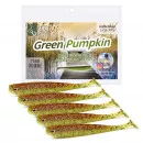 Zander Shad Set 5 Stück 12 cm Gummiköder Angeln Green Pumpkin