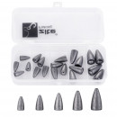 Zite Fishing Bullet Blei Sortiment 25 Angelgewichte 3,5g - 14g - ideal für Barsch & Zander