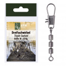 Zite Fishing Dreifachwirbel 15 Stück Forellenwirbel Größe 10