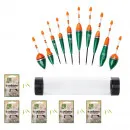 Zite Fishing Nachtangler Set - Allround Posenset + 5 Tüten Knicklichter