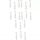 V-Räucherhaken Set Fische Räuchern Stainless Steel Räucherofen 18 Stück Zite Fishing