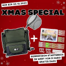 XMAS SPECIAL: Angelrucksack mit Boxen & Spinnkescher + GRATIS Gummifisch Starterbox