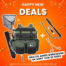 Happy New Deal: Zite Fishing Multi-Angelkoffer & Kescher mit Maßbandtasche + Angelwerkzeuge Gratis