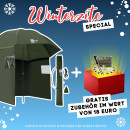 Winterzite Deal: Zite Fishing Schirmzelt + T-Pegs Zeltheringe & Schirmstütze gratis