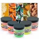 Zite Fishing UV Boost Powder Set 5x50g Bait Dip Karpfenköder - 5 Aromen in wiederverschließbarer Dose