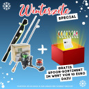Winterzite Deal: Ultra Light Rute 2,10m & Trout Reel 1000 3+1BB + Spoon-Set Gratis