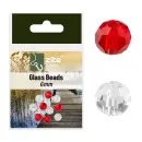Glass Beads Glasperlen Set 6mm Rot & Transparent Carolina & Texas Rig Zite Fishing