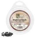 Stahlvorfach braun 10m auf Rolle 9 kg inkl. Klemmhülsen Zite Fishing