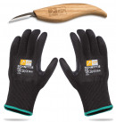 Zite Tools Schnitzmesser + Handschuhe Gr. 6 grün Set