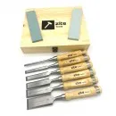 Zite Tools Stecheisen Set in Stemmeisen Holzkoffer