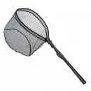 Zite Fishing Spinnkescher Gummiert - Einhändig Faltbar - Schwarz 113cm