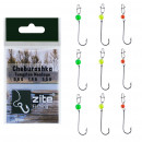 Tungsten Cheburashka Montagen Set mit Haken und Wirbel Zite Fishing