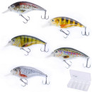 Crankbait Wobbler Set Natur 3D Designs 8,9cm 5 STK in Box