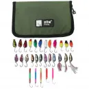 Spoon Forellen Blinker Set mit Ködertasche Zite Fishing