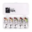 Zite Fishing Jigspinner Set 10-20g Natur Spin Jigs 5 Stück mit Köderbox