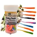 Zite Fishing Slinky Snake Schock Mix Knoblauch 8 cm 8 St. Schlangenförmig Gummi