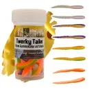 Zite Fishing Twerky Tailer Shiny Mix Käse 7 cm 8 STK 3in1 Gummiköder Forelle