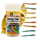 Zite Fishing Twerky Tailer Nature Mix Käse 7 cm 8 STK 3in1 Gummiköder Forelle